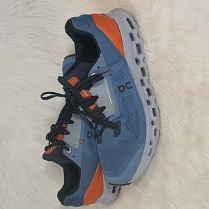 On Running Blue and Gray Sneakers